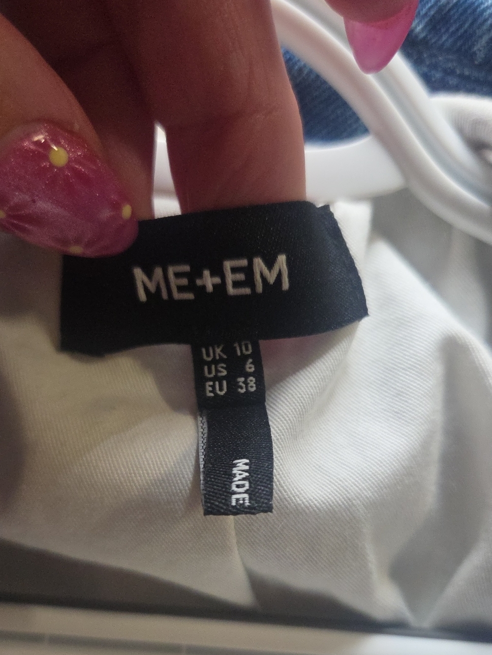 ME+EM Denim Blazer Denim Wear-With-Everything Blazer Women 6 - Picture 4 of 8